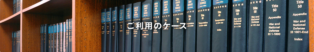 ご利用のケース